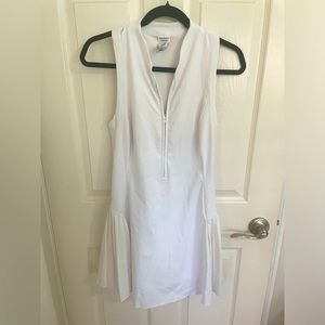 Athleta white tennis athletic work out dress size medium